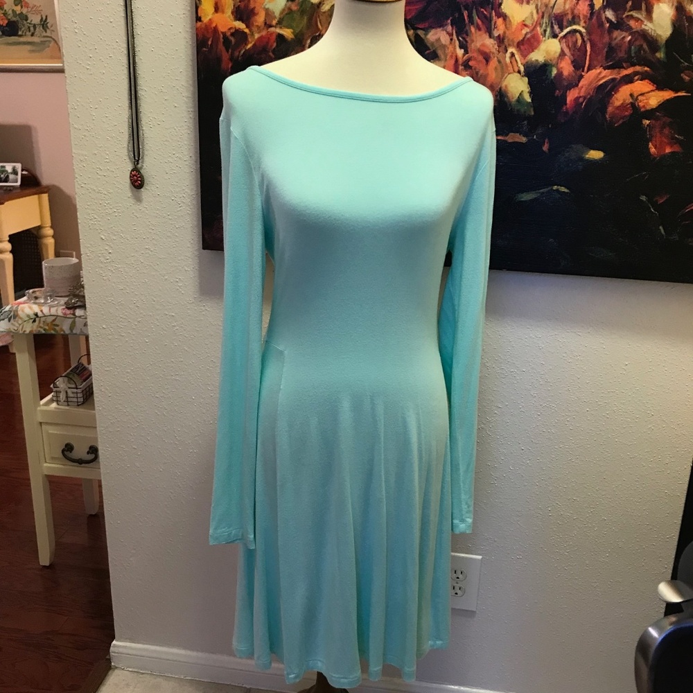 Charming Charlie BabyBlue Cute Comfy Dress